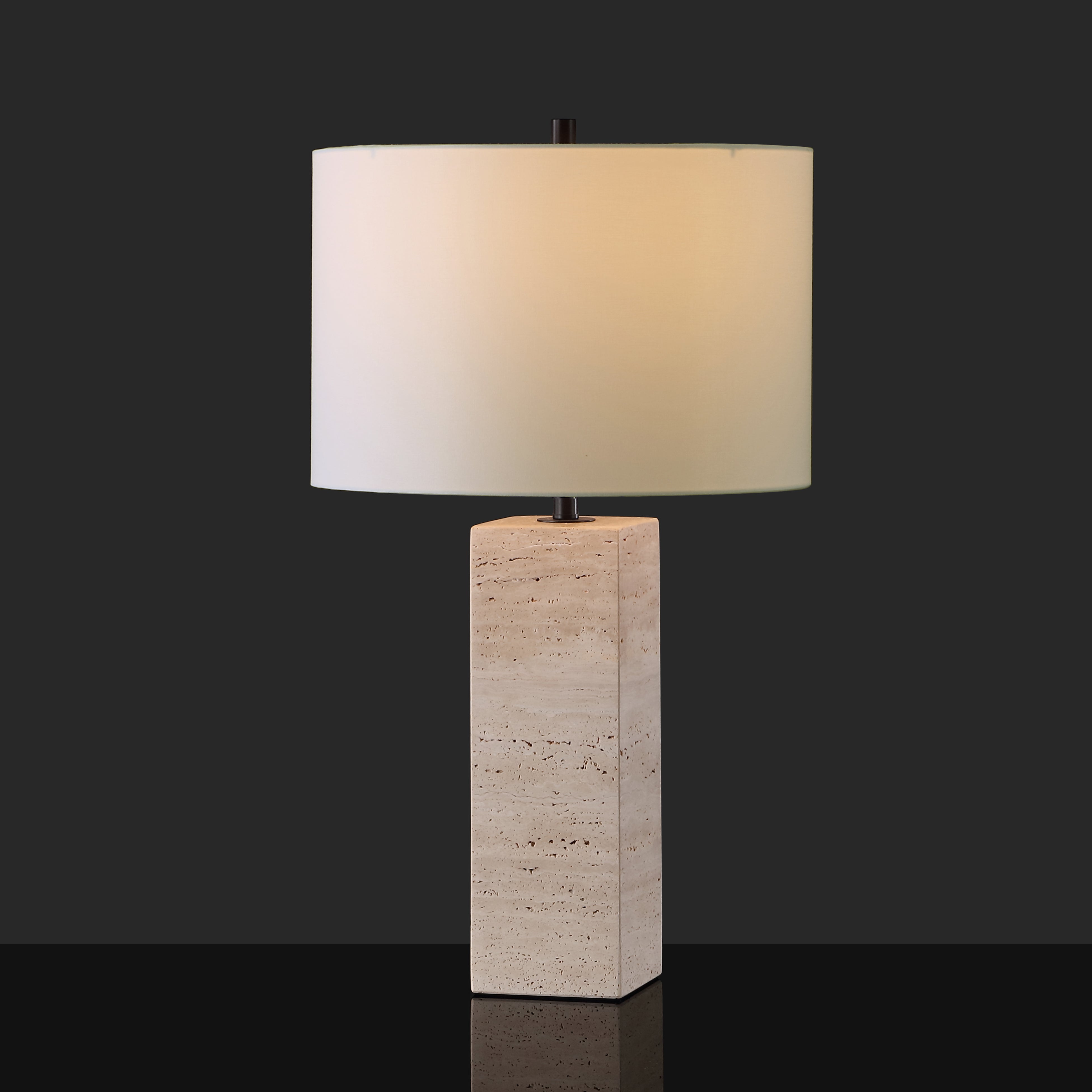 KATEBRYN TRAVERTINE TABLE LAMP