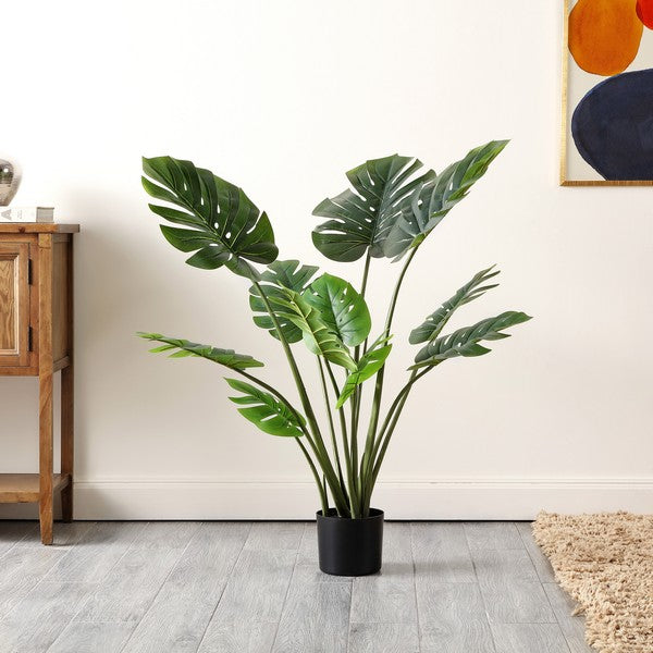 FAUX MONSTERA 43 "ARBRE EN POT