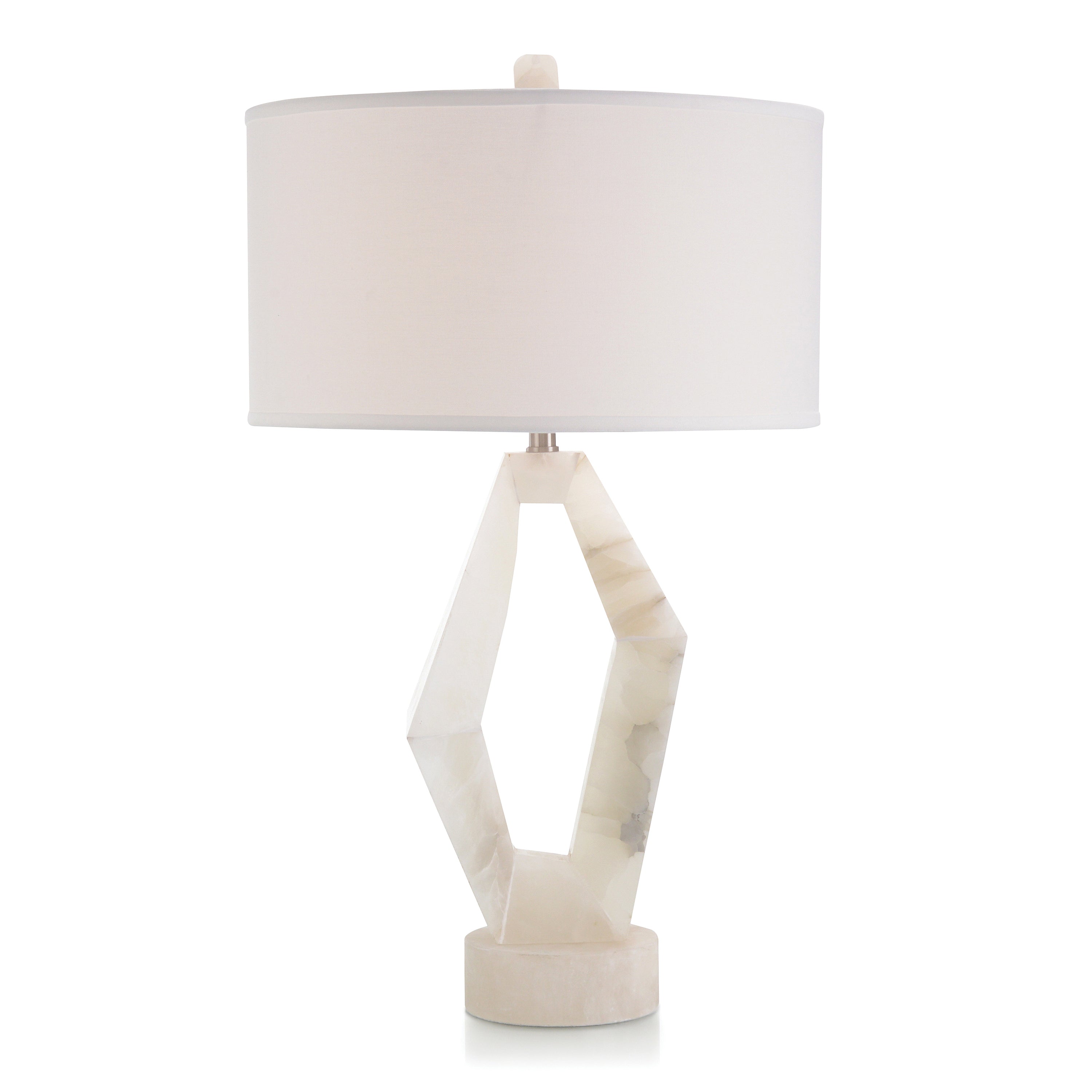 Abstrakte Alabaster Tisch lampe