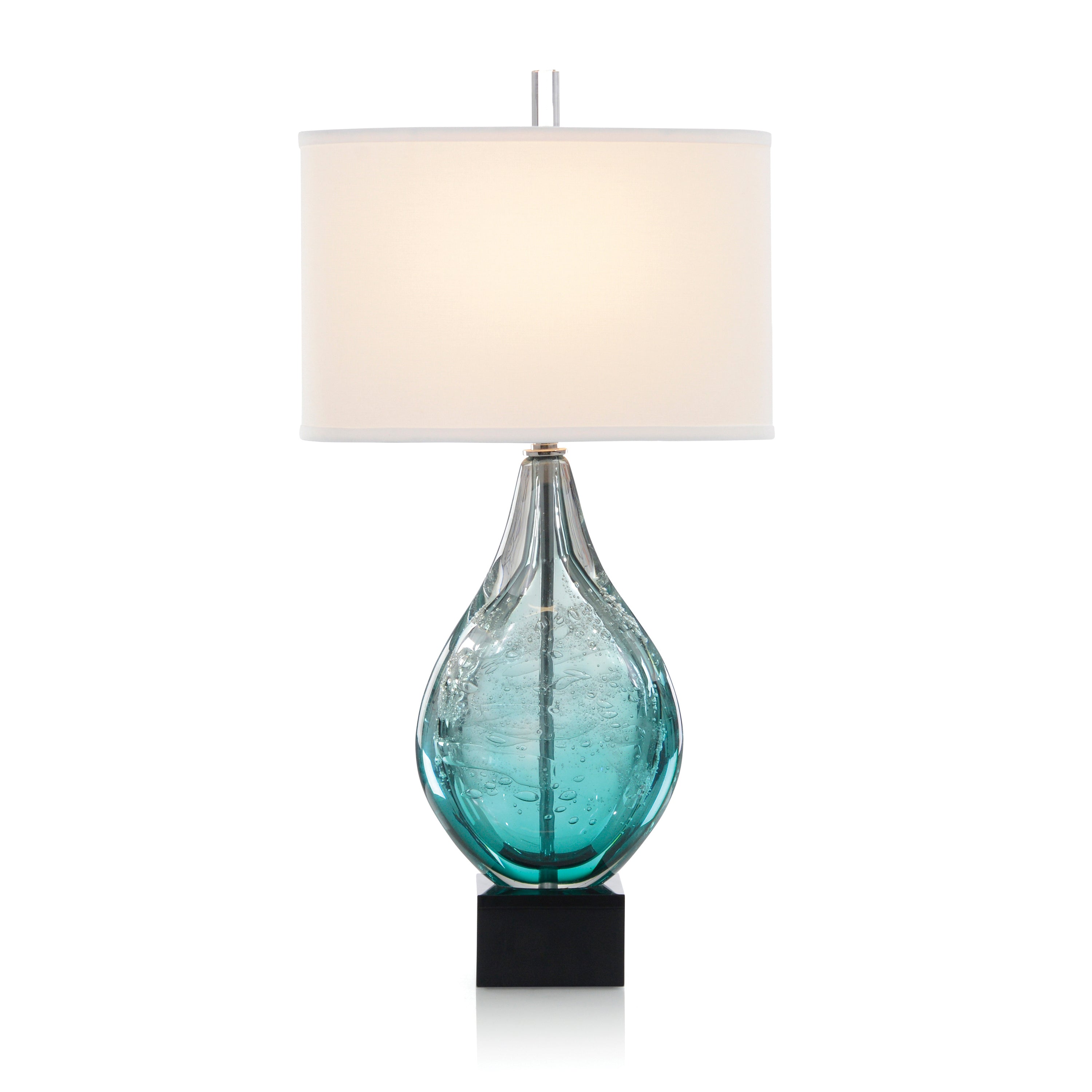 Licht Azure Kunst Glas Tisch lampe