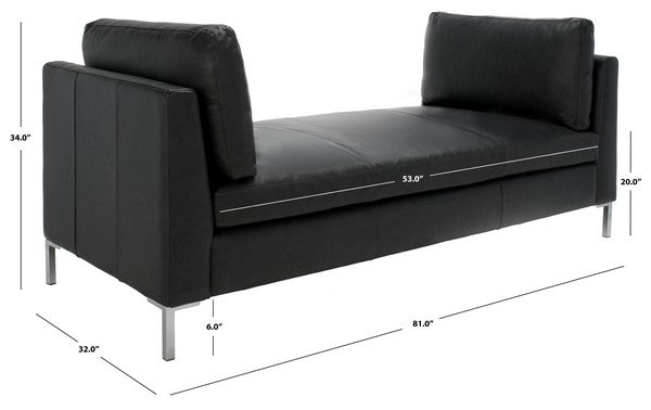 TATIANNA LEATHER BENCH