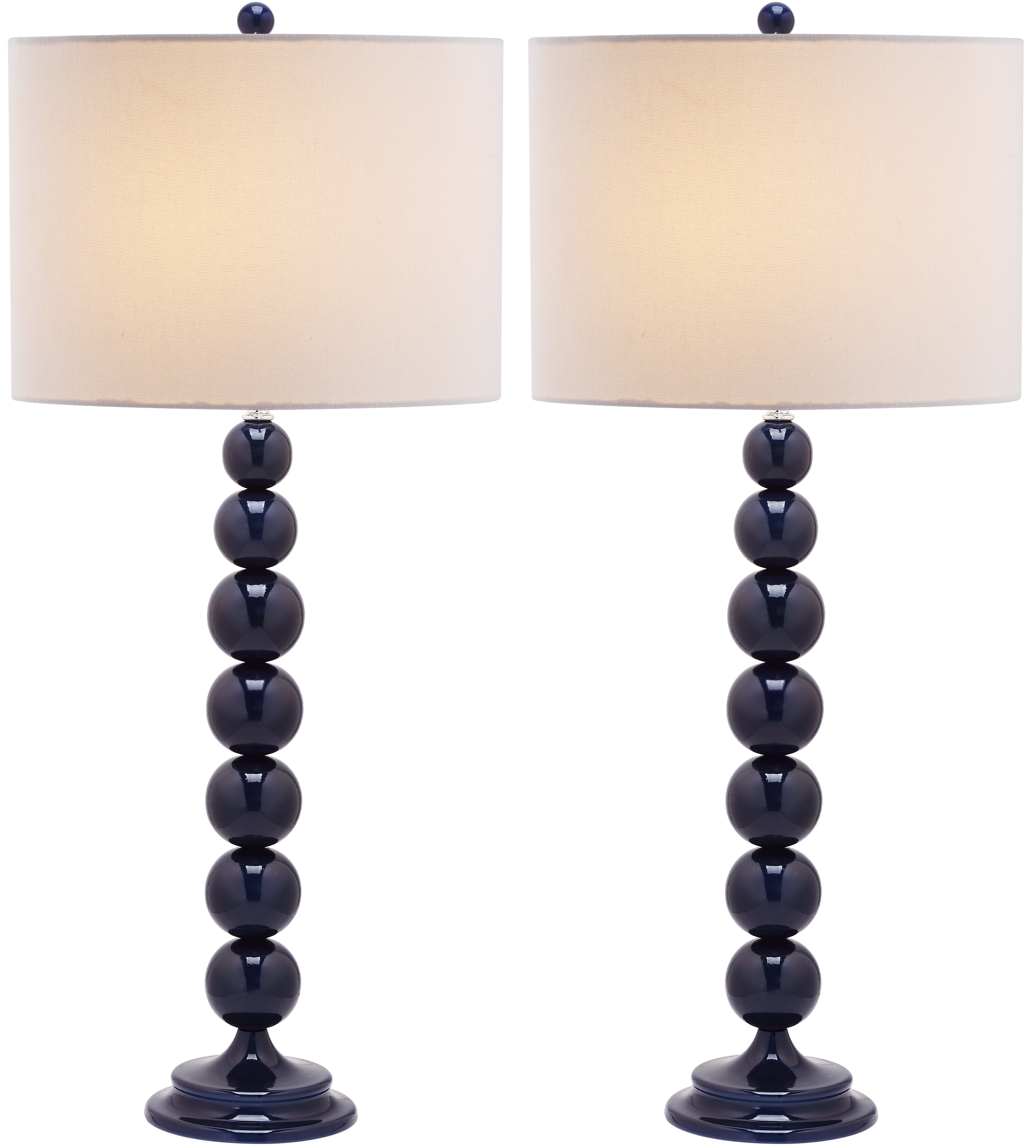 JENNA 31,5 ZOLL H STACKED BALL LAMPE (SET VON 2)