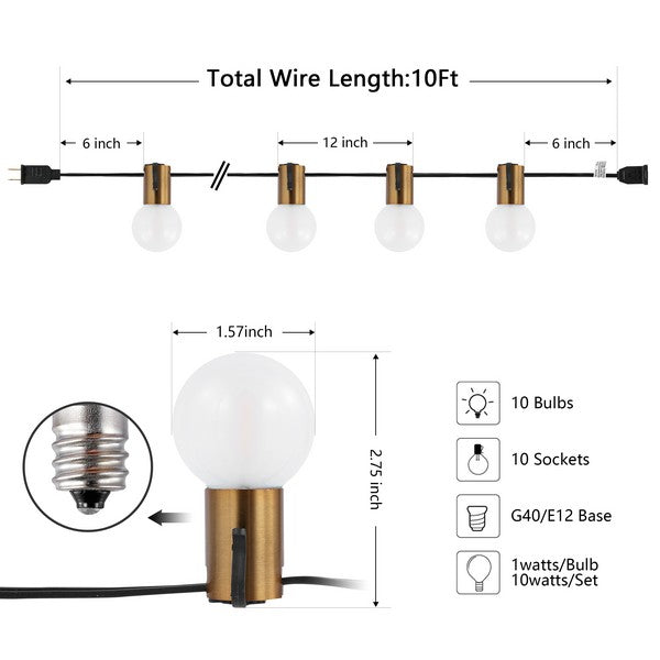 FARRYNN LED LUMIÈRES DE FICELLES EXTÉRIEURES