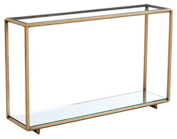 FLORABELLA MIRRORED CONSOLE TABLE