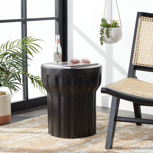 VESTA CONCRETE ACCENT STOOL