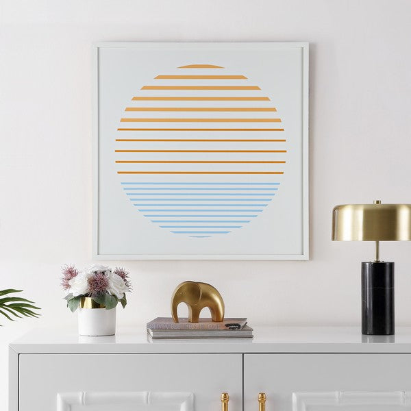 LINEAR HORIZON FRAMED WALL ART