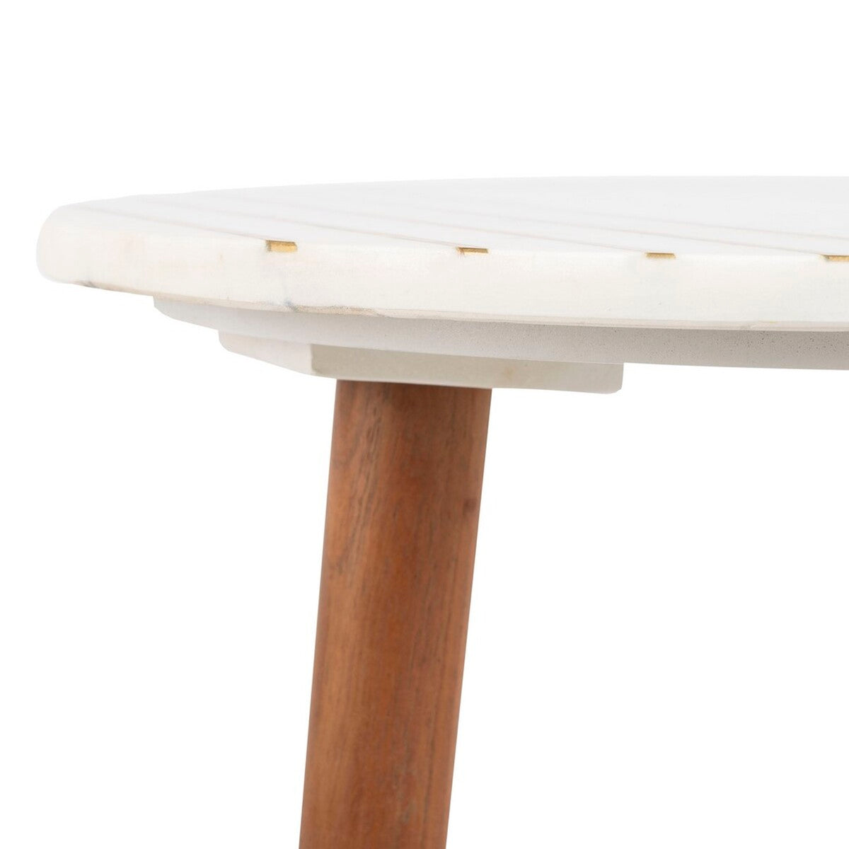 VALERIE ROUND MARBLE ACCENT TABLE