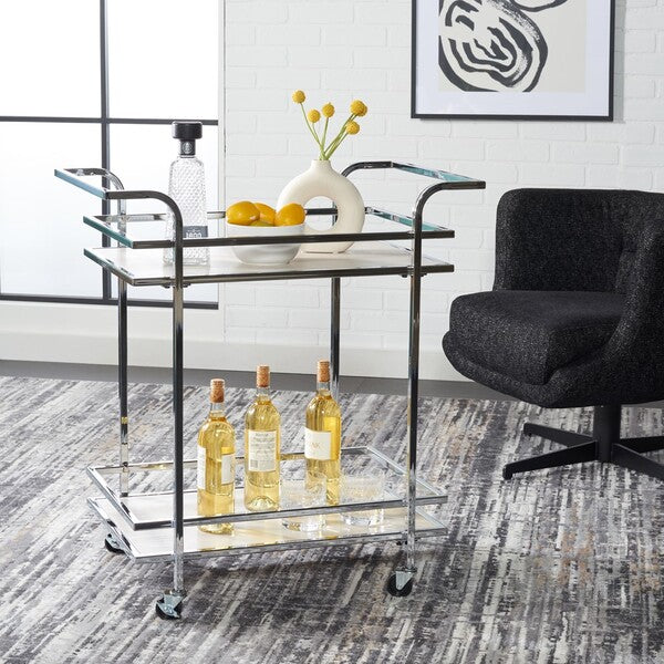 CARRELLO LAMERIS 2 TIER BAR CON MANIGLIA