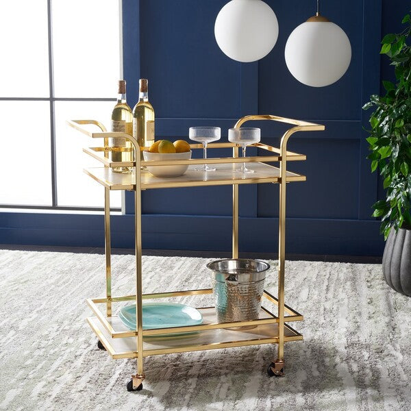 CARRELLO LAMERIS 2 TIER BAR CON MANIGLIA