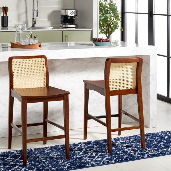 BENICIO RATTAN COUNTER STOOL - SET VON 2