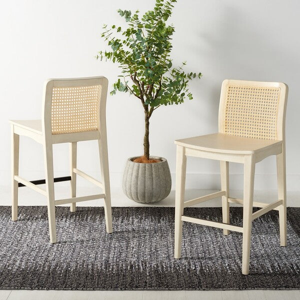 BENICIO RATTAN COUNTER STOOL - SET VON 2