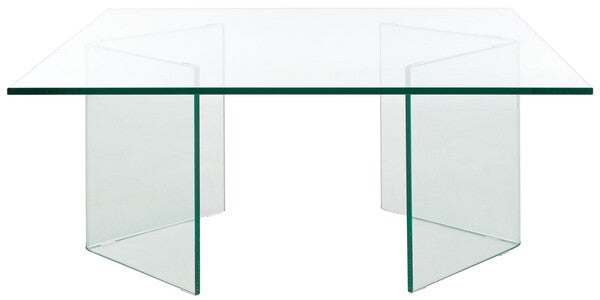 AERITH TEMPERED GLASS COFFEE TABLE