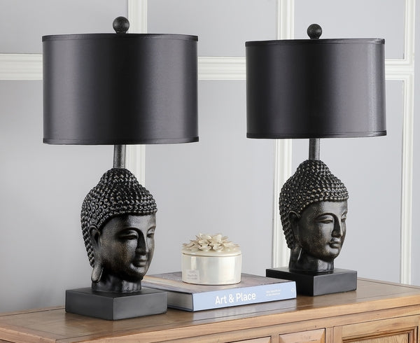 GOLDENE 25 ZOLL H BUDDHA-TISCHLAMPE (2ER-SET)