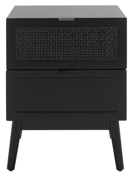 BAISLEY 2 DRAWER RATTAN NIGHTSTAND