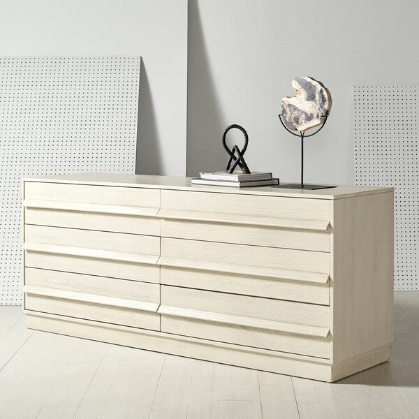 DEIRDRA 6 DRAWER WOOD DRESSER