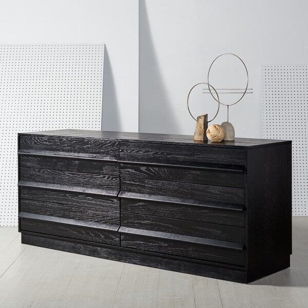 DEIRDRA 6 DRAWER WOOD DRESSER