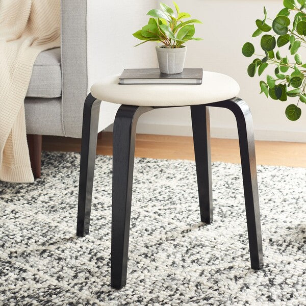 JO UPHOLSTERED STACKABLE STOOL