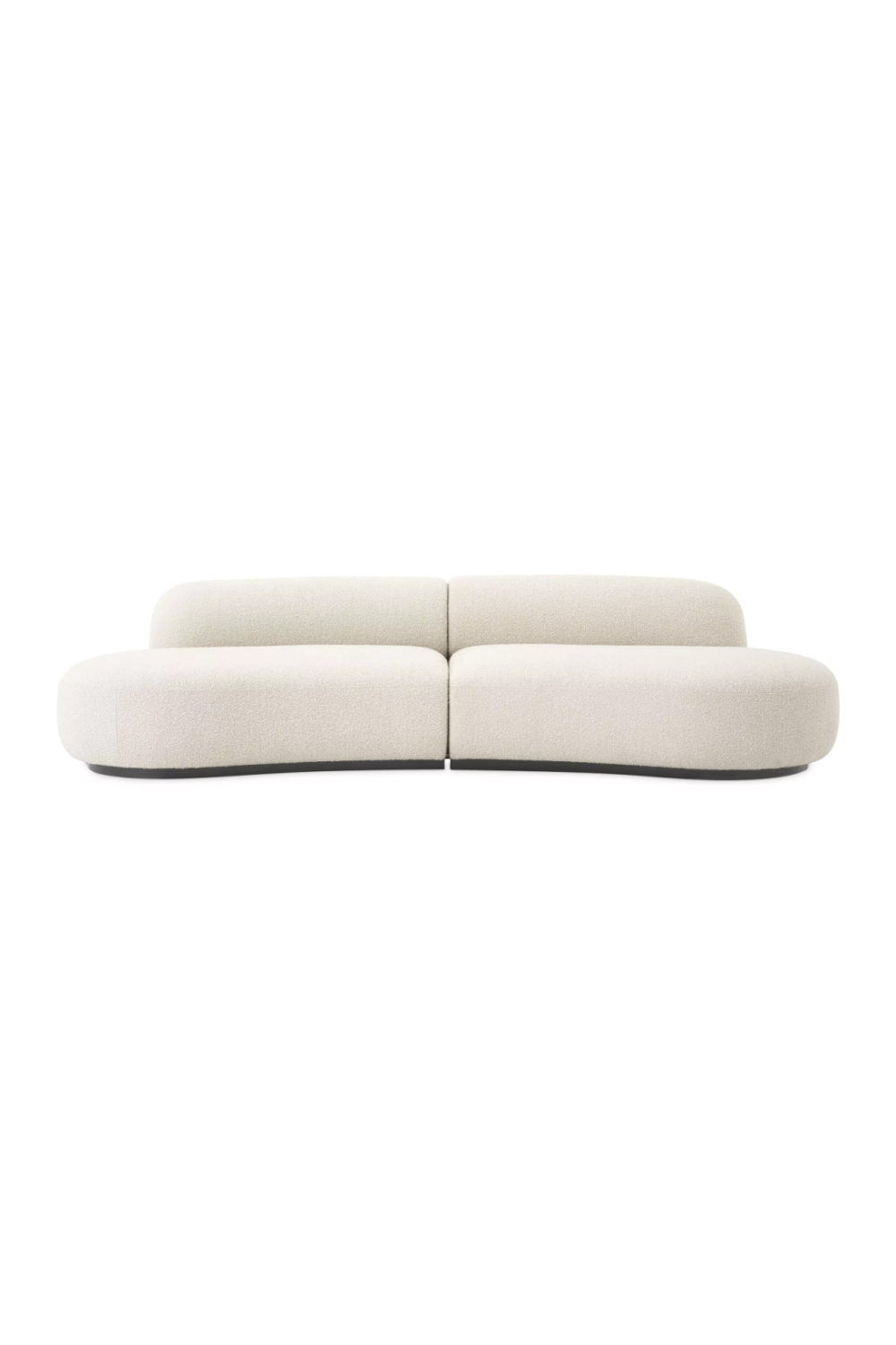 Modulares Sofa aus cremefarbenem Bouclé | Eichholtz Björn